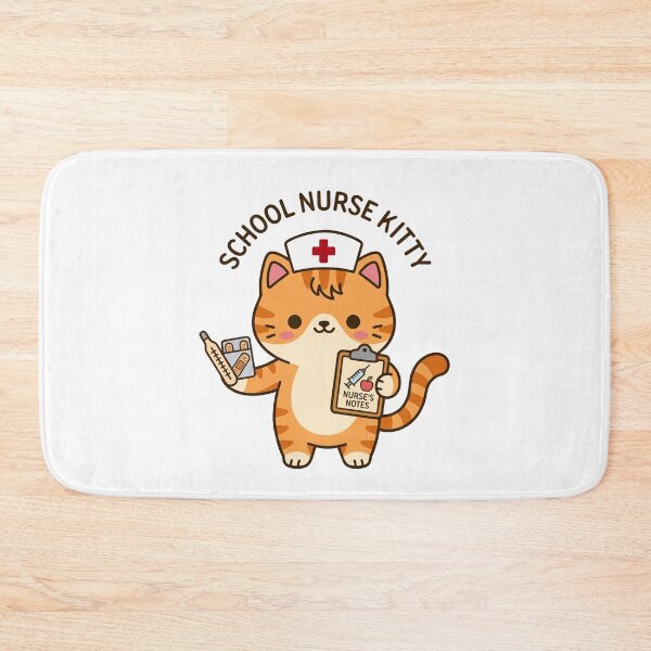 Item preview, School Nurse Kitty - Nurse for All the Small Humans designed and sold by officinelala.
