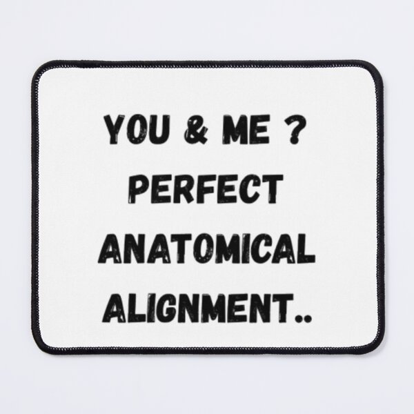 Item preview, Perfect Anatomical Alignment – Cute Medical Couple T-Shirt designed and sold by OffScripted.