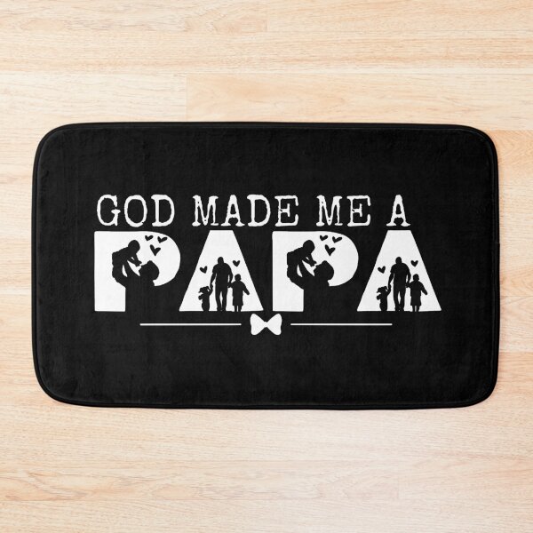 Item preview, God Made Me a Papa – White Design  designed and sold by MoriaStore.