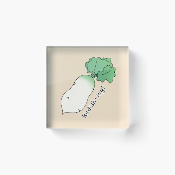 Item preview, Cute Korean Radish "Mu" Illustration | Radish-ing! designed and sold by ubborn.