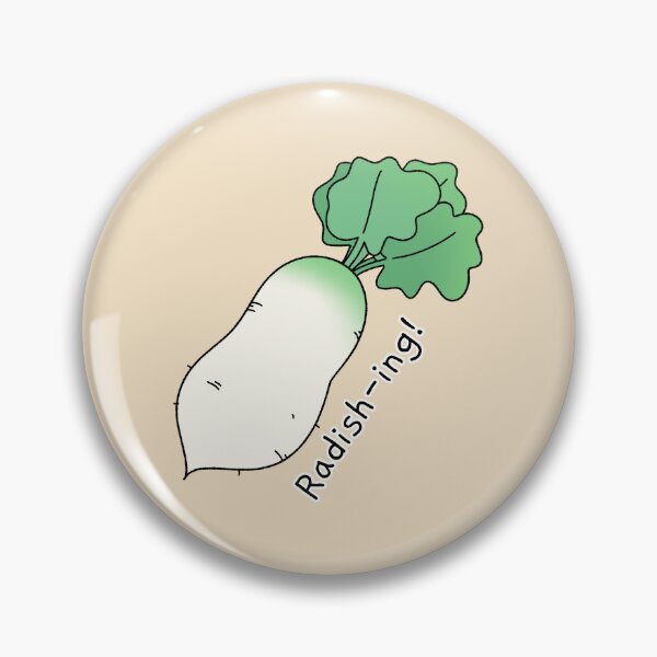 Item preview, Cute Korean Radish "Mu" Illustration | Radish-ing! designed and sold by ubborn.
