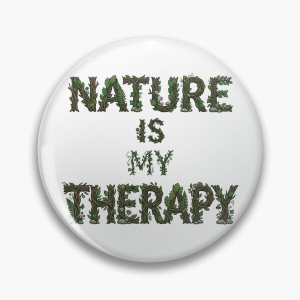 Item preview, Nature Is My Therapy Woodland Typography 14 designed and sold by cj-digital.