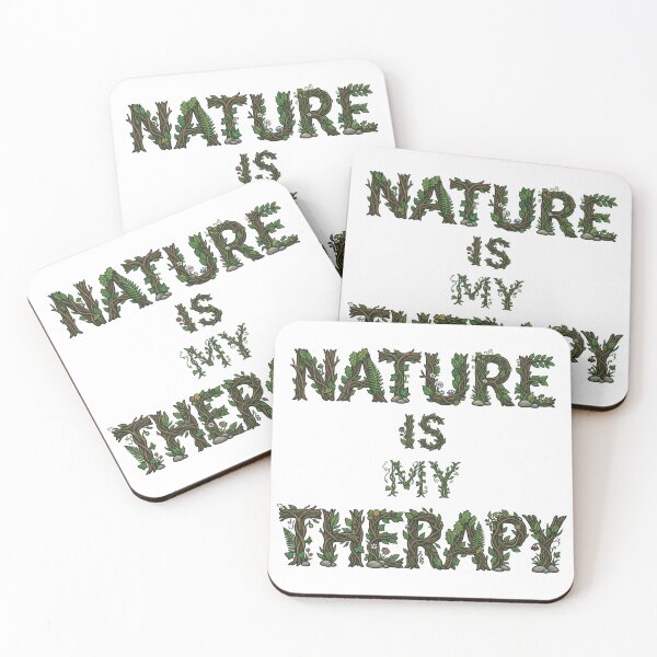 Item preview, Nature Is My Therapy Woodland Typography 14 designed and sold by cj-digital.
