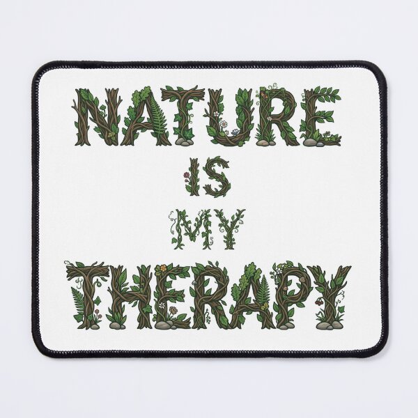Item preview, Nature Is My Therapy Woodland Typography 14 designed and sold by cj-digital.