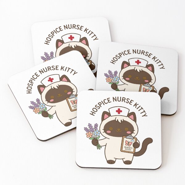 Item preview, Hospice Nurse Kitty - Compassion at the End of the Road designed and sold by officinelala.