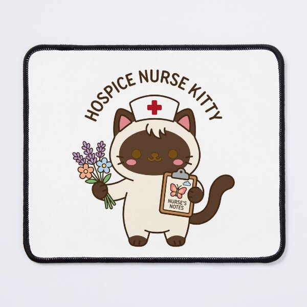 Item preview, Hospice Nurse Kitty - Compassion at the End of the Road designed and sold by officinelala.