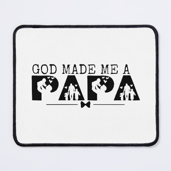 Item preview, God Made Me a Papa – Black Design  designed and sold by MoriaStore.