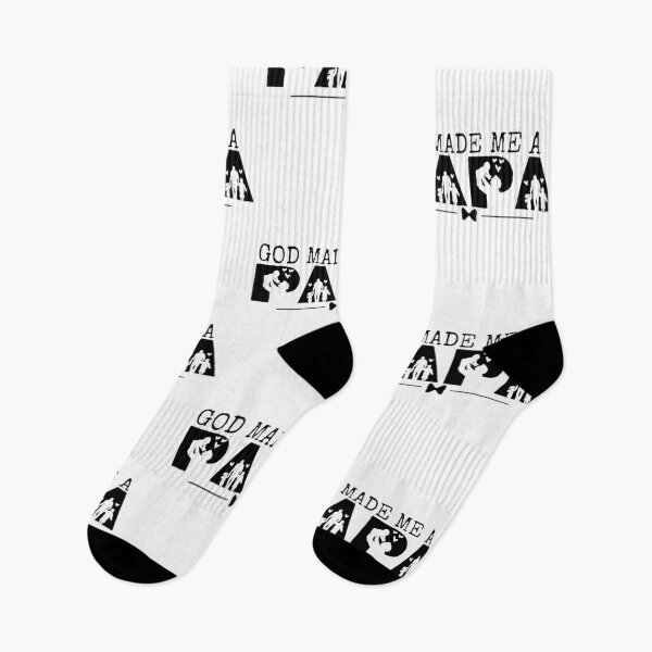 Item preview, God Made Me a Papa – Black Design  designed and sold by MoriaStore.