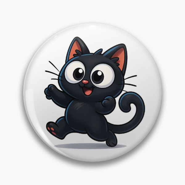 Item preview, Playful Cat Chasing Tail | Cute Kawaii Kitty Loop Pose | Funny Adorable Cat Illustration designed and sold by PrintCreations9.