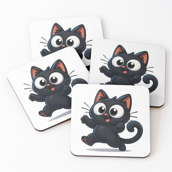 Item preview, Playful Cat Chasing Tail | Cute Kawaii Kitty Loop Pose | Funny Adorable Cat Illustration designed and sold by PrintCreations9.