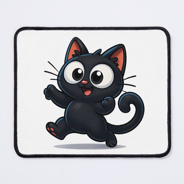 Item preview, Playful Cat Chasing Tail | Cute Kawaii Kitty Loop Pose | Funny Adorable Cat Illustration designed and sold by PrintCreations9.