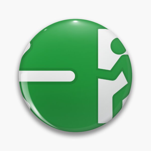 Item preview, Green Running Man Exit Symbol designed and sold by HandShopped.