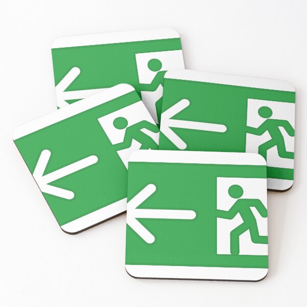Item preview, Green Running Man Exit Symbol designed and sold by HandShopped.