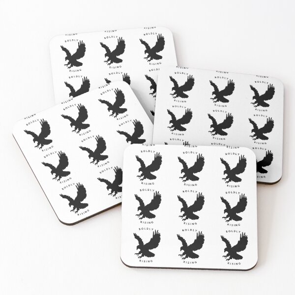 Item preview, Minimalist Black Eagle Rising Freedom Design designed and sold by Plain Sight Prints-shop2050.