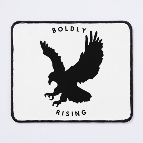 Item preview, Minimalist Black Eagle Rising Freedom Design designed and sold by Plain Sight Prints-shop2050.