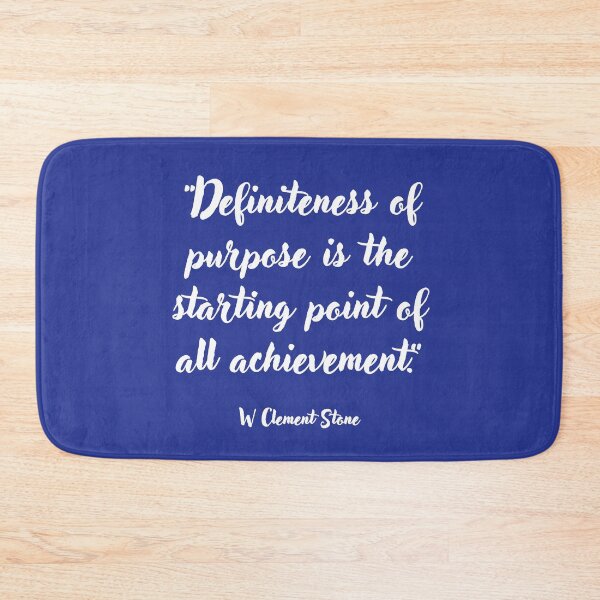 Item preview, Definiteness of purpose . . . W Clement Stone Quotation designed and sold by CharlottePlaceArt.