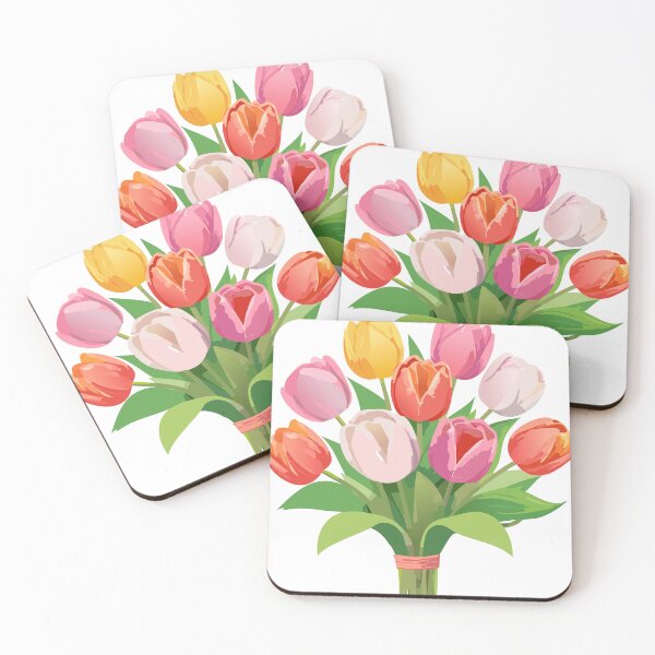 Item preview, Vibrant Tulips in Bloom – Floral Art designed and sold by vonalvarazs.