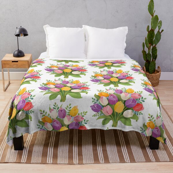 Item preview, Cheerful Spring Flowers – Tulip Artwork designed and sold by vonalvarazs.