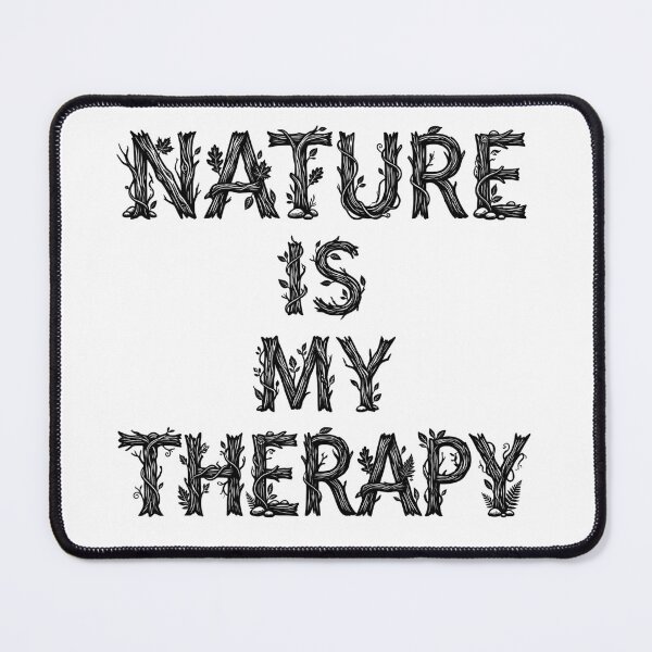 Item preview, Nature Is My Therapy Woodland Typography 21 designed and sold by cj-digital.
