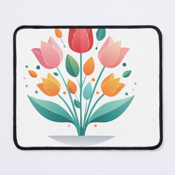 Item preview, Stylized Spring Flowers – Contemporary Design designed and sold by vonalvarazs.