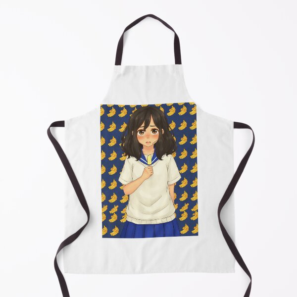 Artikelvorschau, Anime-Mädchen-Muster, blauer Hintergrund, Banane entworfen und verkauft von Piotrek0001.