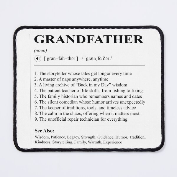 Item preview, Grandfather Definition | Funny Grandpa Wisdom Quote Design designed and sold by DrTol.
