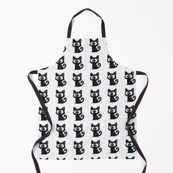 Item preview, Confused Cross-Eyed Cat | Kawaii Kitty with Tilted Ear | Funny Cute Cat Illustration designed and sold by PrintCreations9.