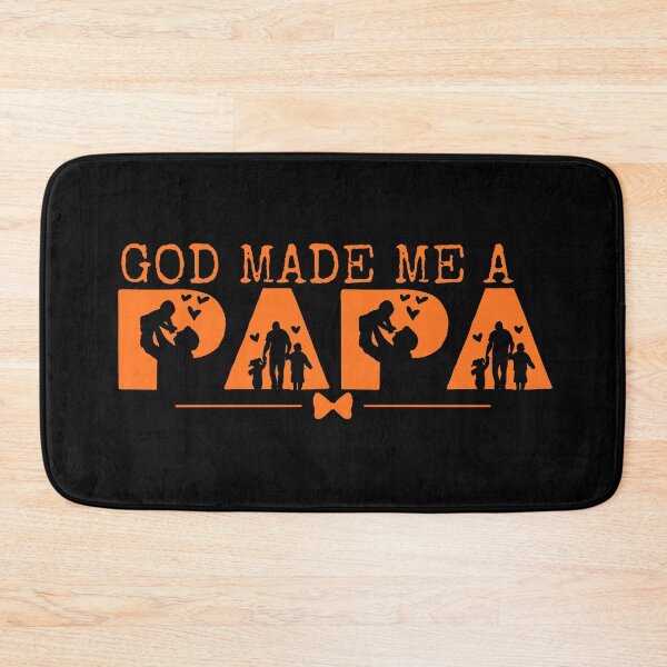 Item preview, God Made Me a Papa – Orange Design  designed and sold by MoriaStore.
