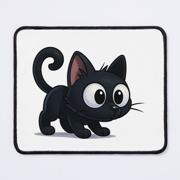 Item preview, Curious Sniffing Cat | Kawaii Kitty with Perked Ears | Cute Curious Cat Illustration designed and sold by PrintCreations9.