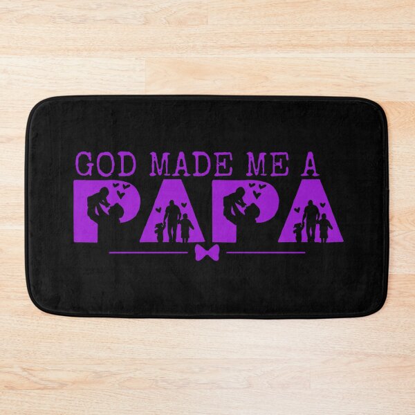 Item preview, God Made Me a Papa – Purple Design  designed and sold by MoriaStore.