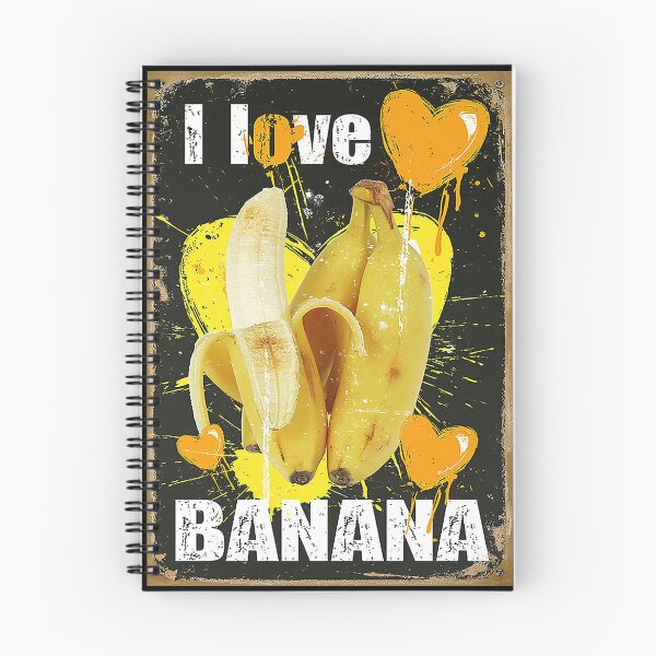 Item preview, Splattered Paint I Love Banana Grunge designed and sold by Piotrek0001.