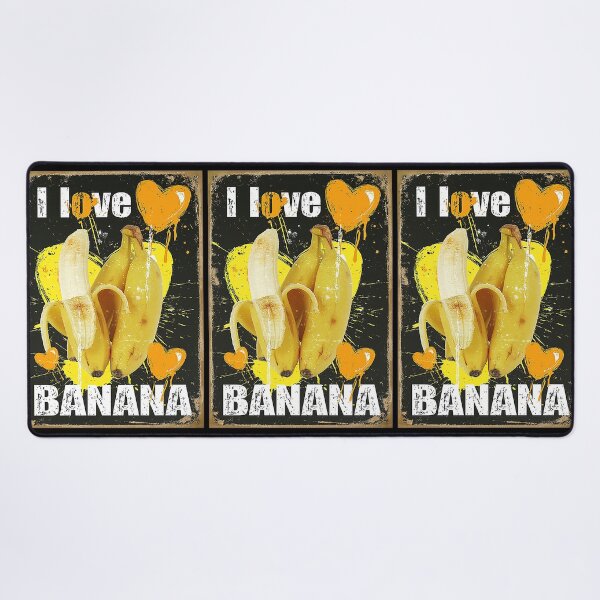 Item preview, Splattered Paint I Love Banana Grunge designed and sold by Piotrek0001.