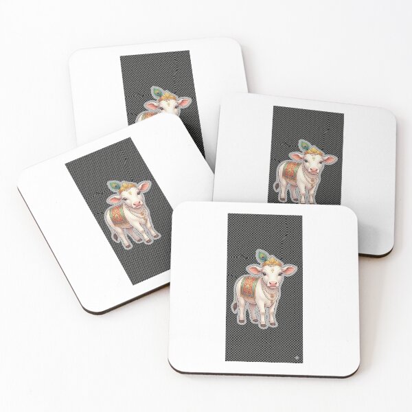 Item preview, Cute Baby Cow - Little Govinda Sticker designed and sold by BMSGamingLucky.