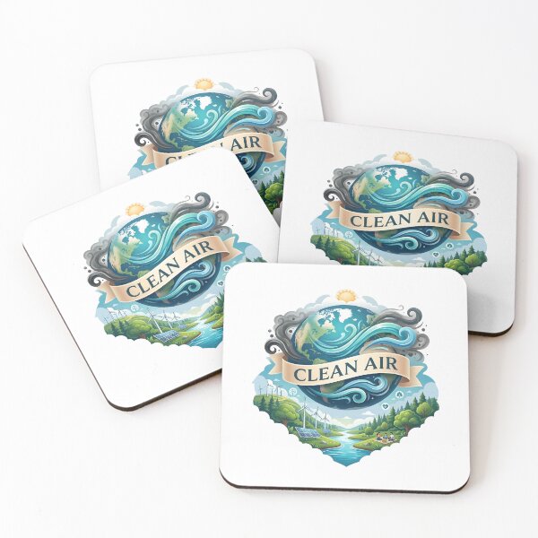 Item preview, Breathe Clean Air Global Environmental Protection designed and sold by Nuvoro Eco Awareness.