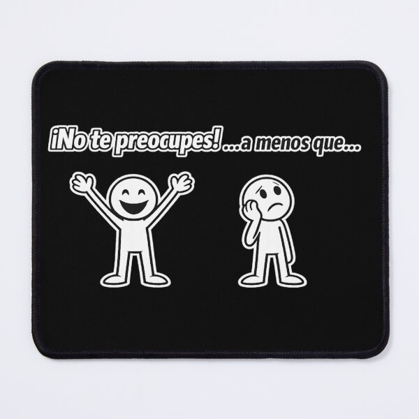 Item preview, Don't Worry... Unless - Minimalist Irony Statement designed and sold by Urban-InkStudio.