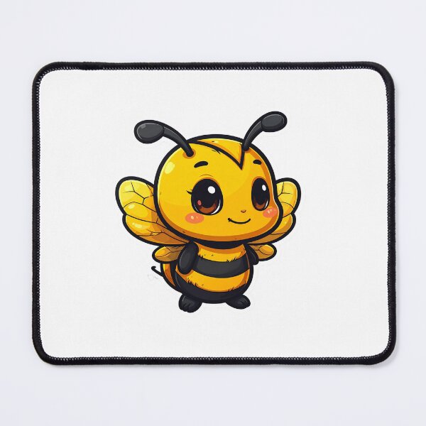 Item preview, Sassy Chibi Bee Sticker Cute Kawaii Bumblebee Gift designed and sold by PuffyInk.