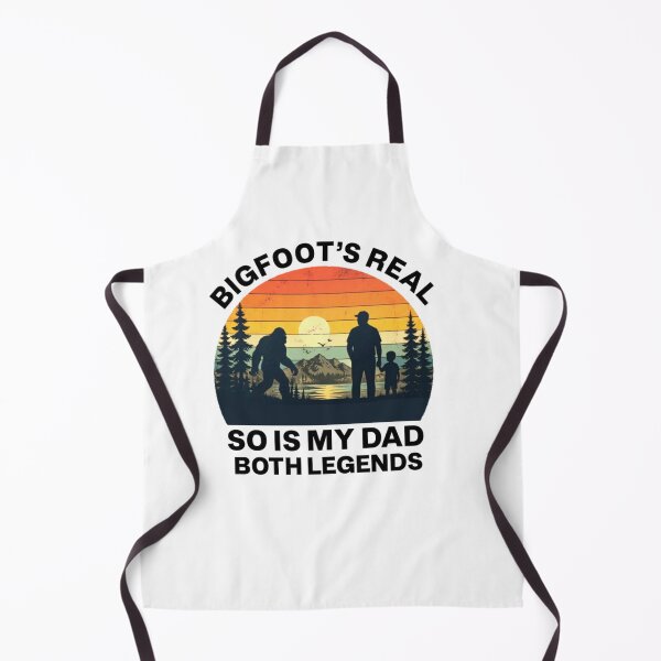Item preview, Bigfoot's Real, So Is My Dad - Both Legends designed and sold by Abibless1998.