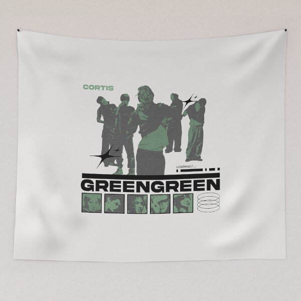 Item preview, CORTIS GREENGREEN KPOP BOY GROUP designed and sold by delllsdesigns.