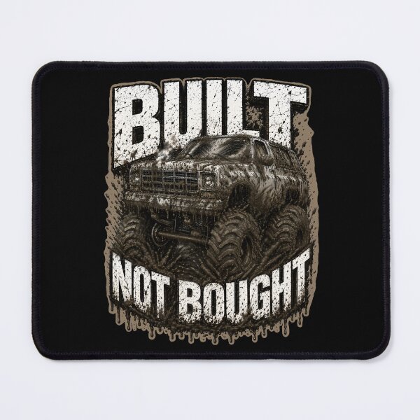 Item preview, Built Not Bought Mud Bogger - Tan Outline designed and sold by Goose Motors.