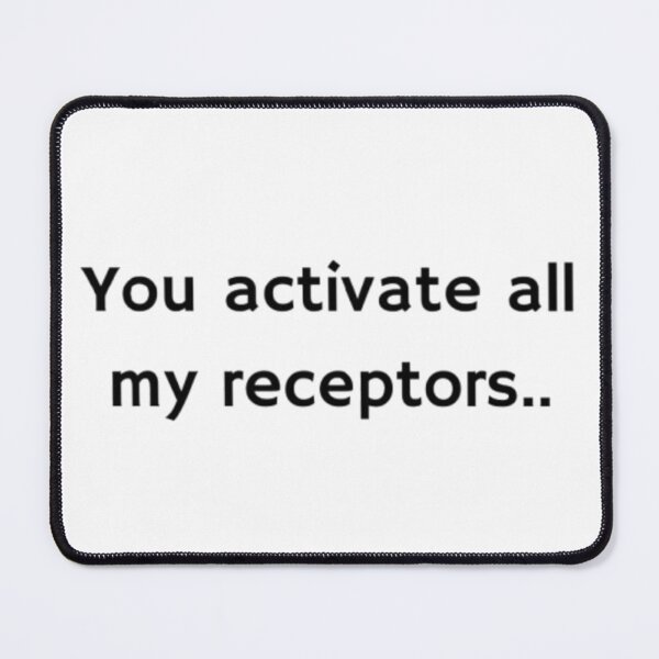 Item preview, Receptor Activation Love – Science Romance T-Shirt designed and sold by OffScripted.