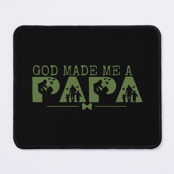 Item preview, God Made Me a Papa – Green Design designed and sold by MoriaStore.