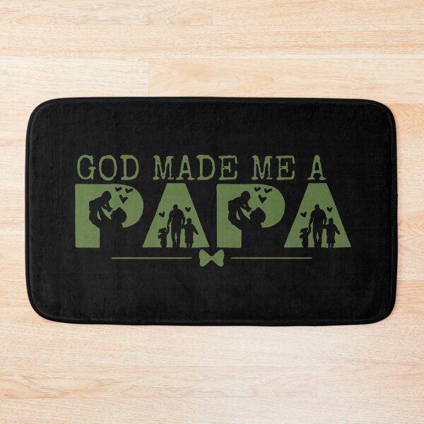 Item preview, God Made Me a Papa – Green Design  designed and sold by MoriaStore.