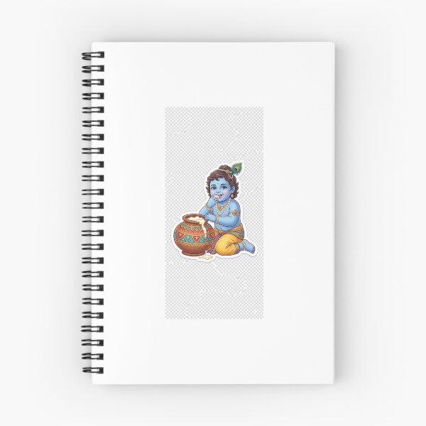 Artikelvorschau, Niedlicher Baby Krishna Makhan Chor Aufkleber entworfen und verkauft von BMSGamingLucky.