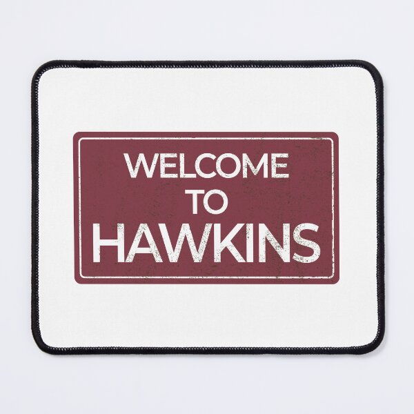 Item preview, WELCOME TO HAWGINS | Vintage Horror Sign Design designed and sold by SayLess Co.