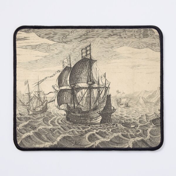 Item preview, Sailing Ships on Choppy Seas | Nautical designed and sold by GammaRay.