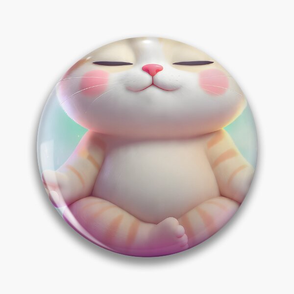 Item preview, Zen Mode ON Cat Yoga – Cute Rainbow Meditation Design designed and sold by RBToper.