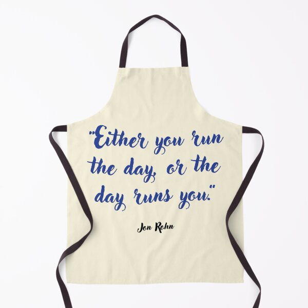 Item preview, Either you run the day . . . Quotation from Jim Rohn designed and sold by CharlottePlaceArt.