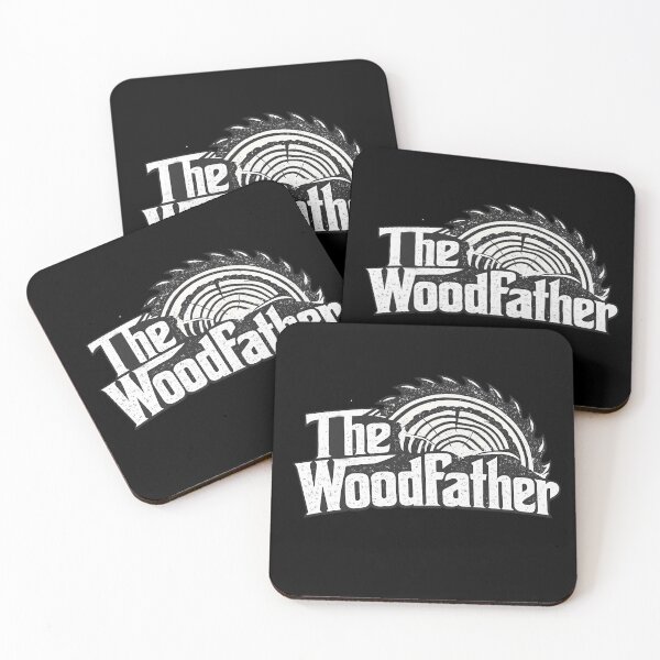 Item preview, The Woodfather Woodworking Saw Blade Graphic designed and sold by MasticGraphic.