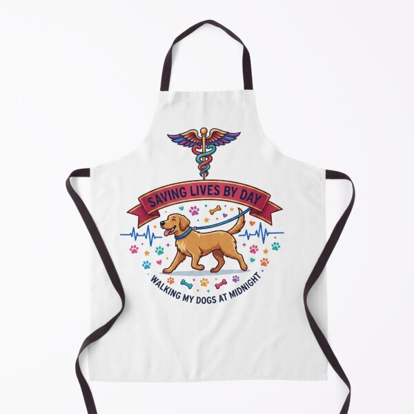 Item preview, Nurse by Day, Dog Mom by Night designed and sold by Vivid Trace.