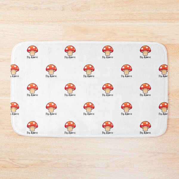 Item preview, Cute Fly Agaric Mushroom Seamless Pattern Design designed and sold by NadDot.